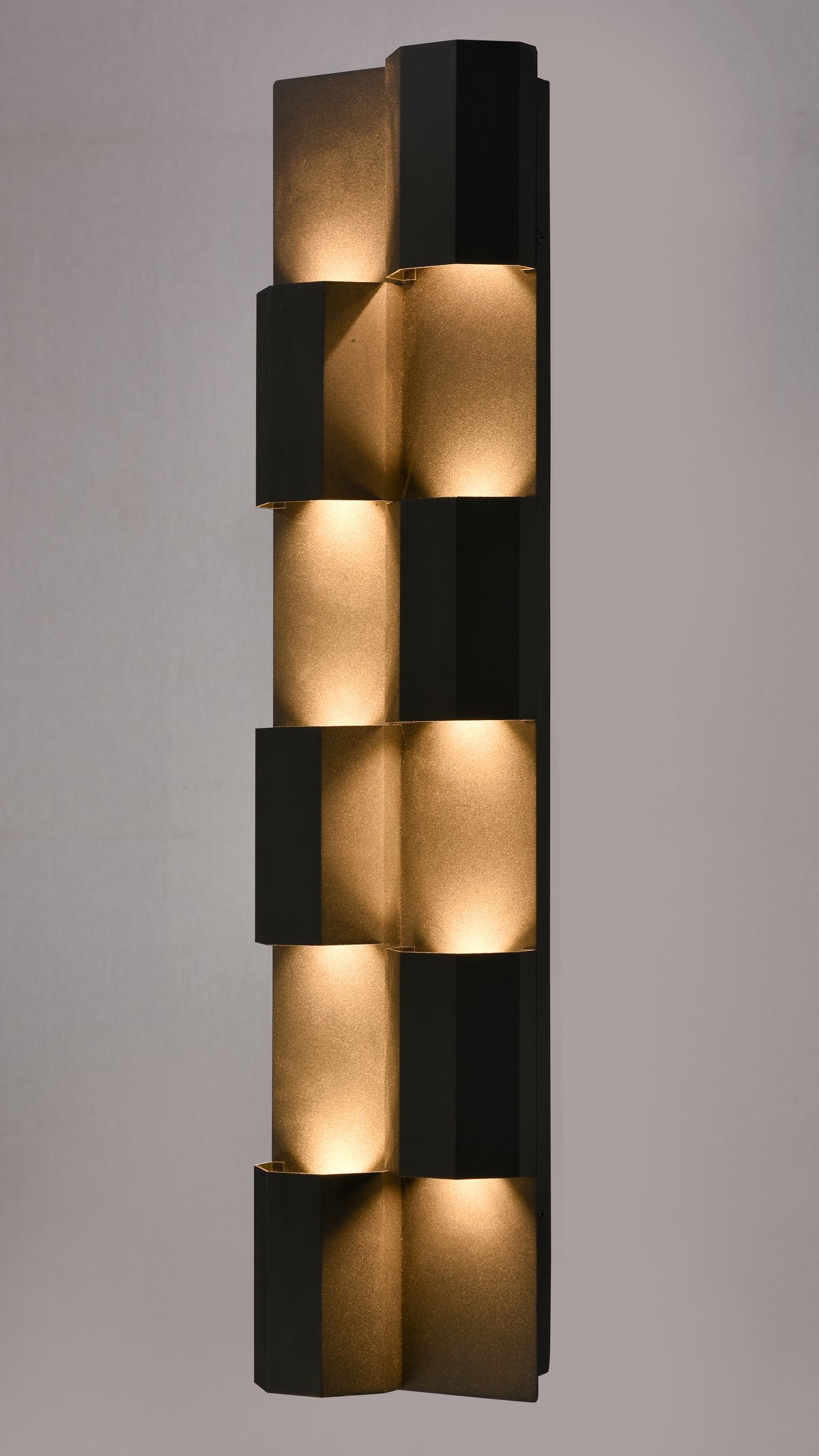 Arabela Skyline satin black outdoor wall sconce 65061 view 4