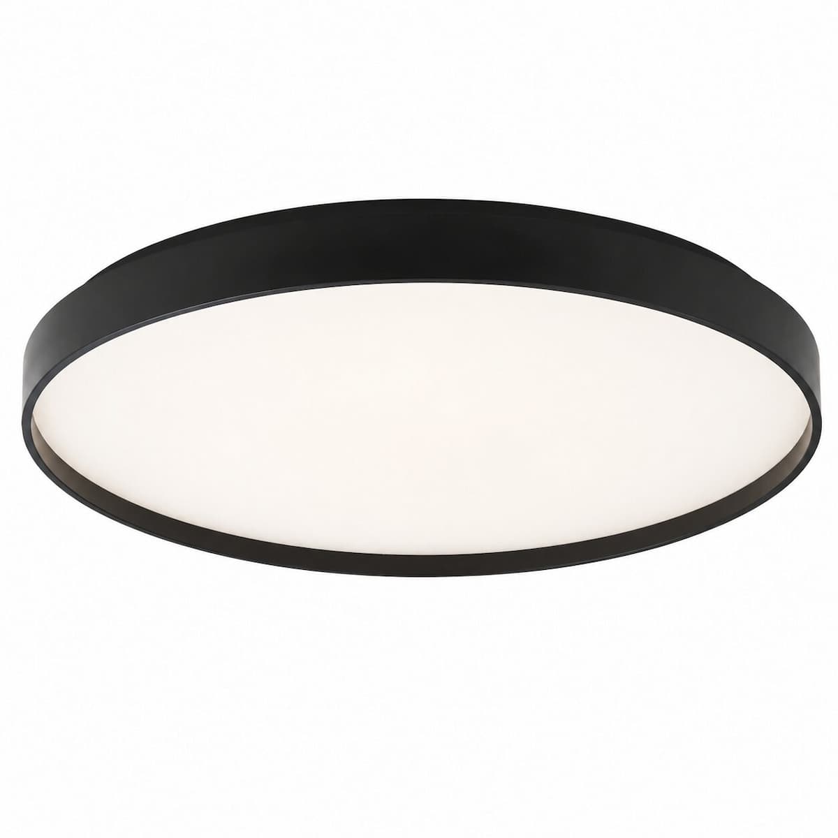 Abra Tambourine 30053FM low-profile flush mount ceiling fixture featuring soft indirect uplight illumination and contemporary design