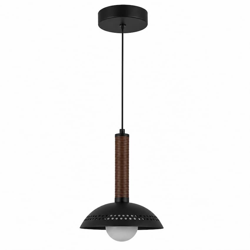 Alora Mood Arden Collection PD616109MBOP-UNV LED Pendant with Matte Black Aluminum, Steel and Glass Construction