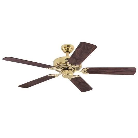Westinghouse 52-inch ceiling fan, polished brass