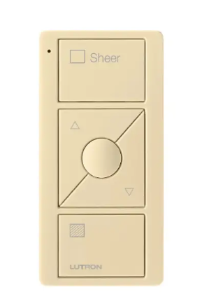 Lutron Pico wireless remote in Ivory