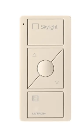 Lutron Pico wireless remote in Light Almond