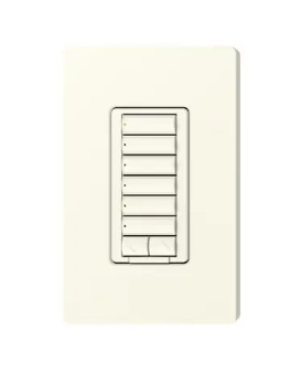 Lutron seeTouch 6-button keypad in Biscuit