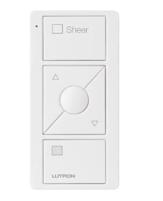 Lutron Pico wireless remote in Snow White