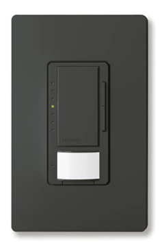 Lutron Maestro occupancy sensor switch in Black