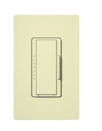 Lutron Maestro LED+ dimmer switch in Almond