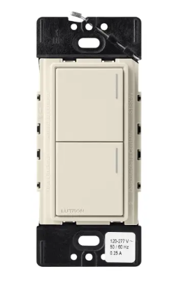 Lutron Sunnata Sunnata 2-button keypad in Pumice