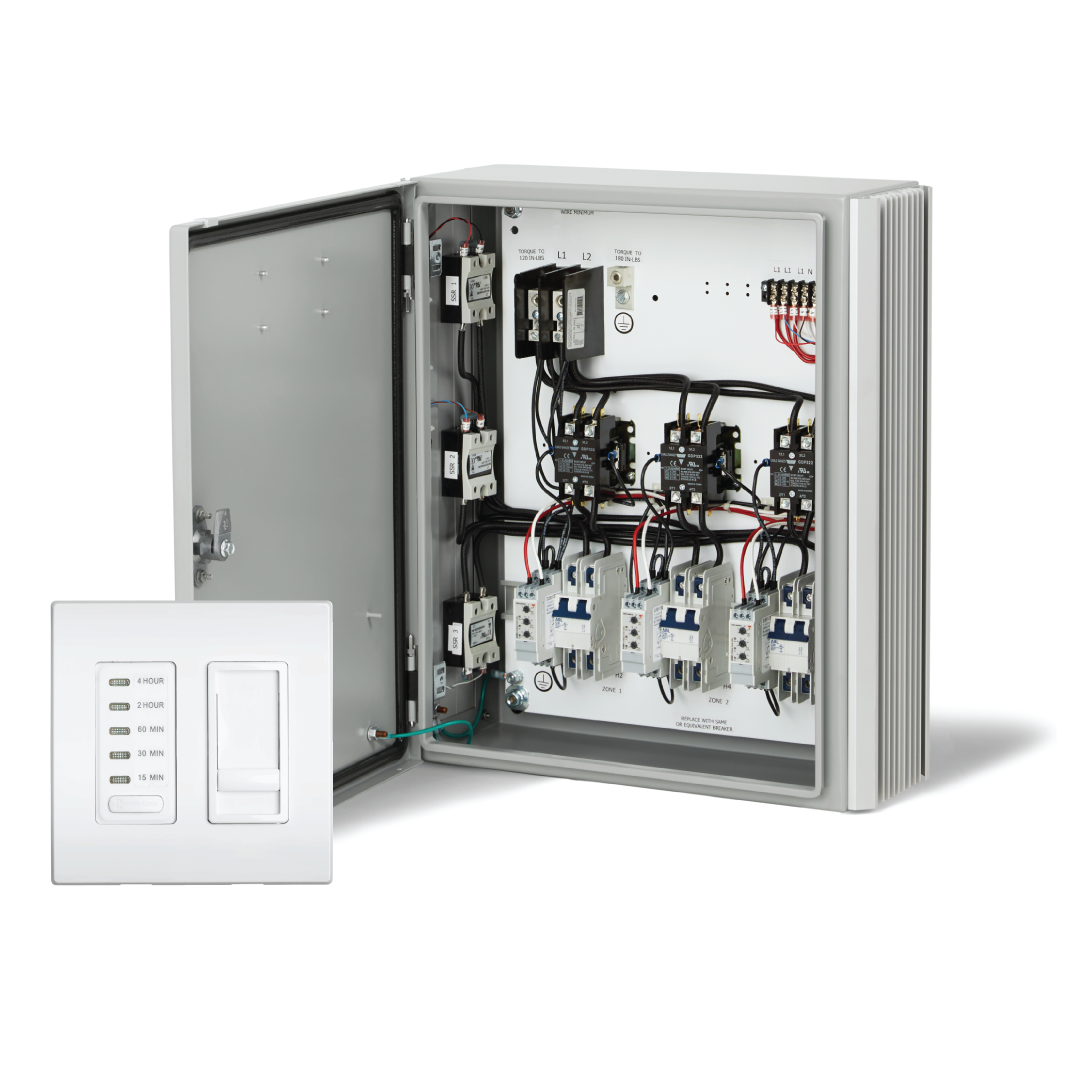 Infratech CP-12000-2X Dual Contactor Panel w/ Timer Heater Control