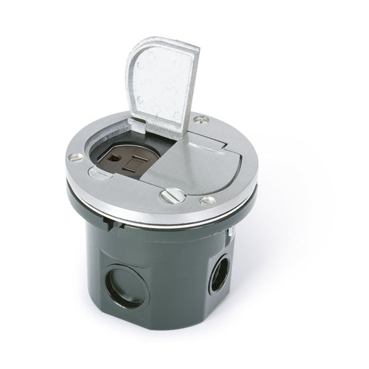 Lew Electric 812-DA-DFP-A Aluminum floor box