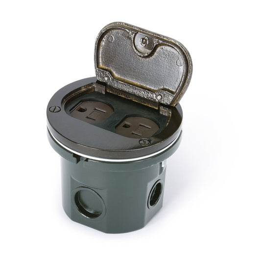 Lew Electric 812-DA-SFP-DB Dark Bronze floor box