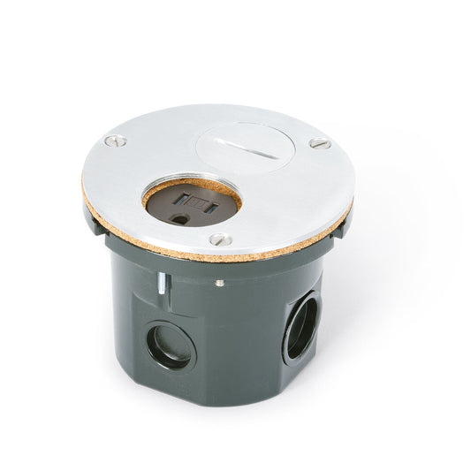 Lew Electric 812-DA-SP-A Aluminum floor box