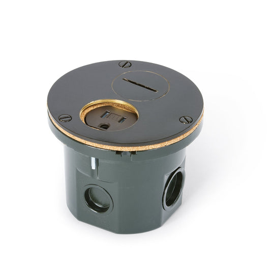 Lew Electric 812-DA-SP-DB Dark Bronze floor box