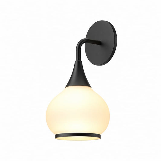 Alora Mood Hazel WV524006AGCL 6-Inch Wall Vanity Light in Aged Gold with Clear Glass Shade