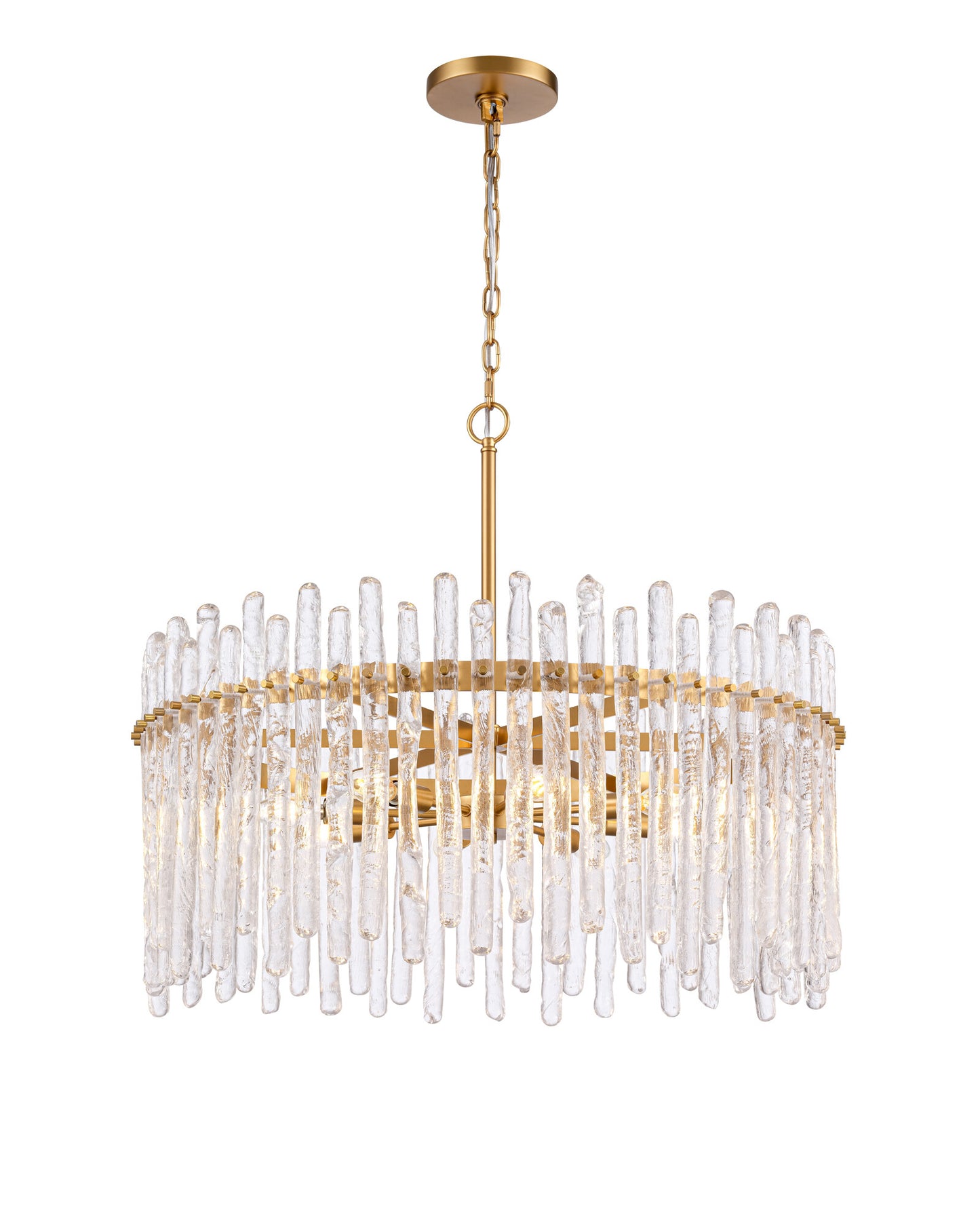 Arabela Icicles satin brass pendant 85101-8