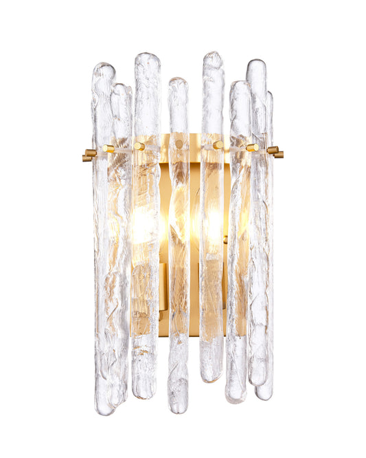 Arabela Icicles satin brass wall sconce 85105-2