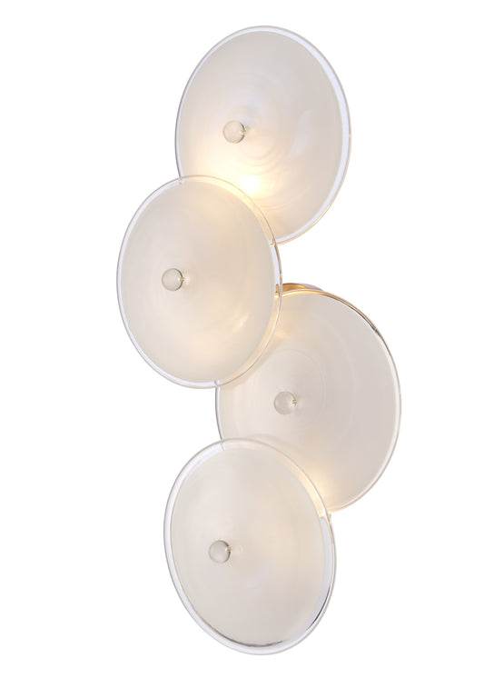 Arabela Tallulah lacquered gold wall sconce 85125-3