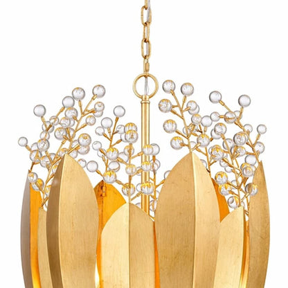 Arabela Lighting Callista 85131-6 organic modern chandelier with six E12 candelabra lights and elegant upward-directed illumination