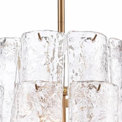 Arabela Lighting Fire and Ice 85162-13 luxury chandelier with 13 E12 candelabra lights and dramatic six-tier design