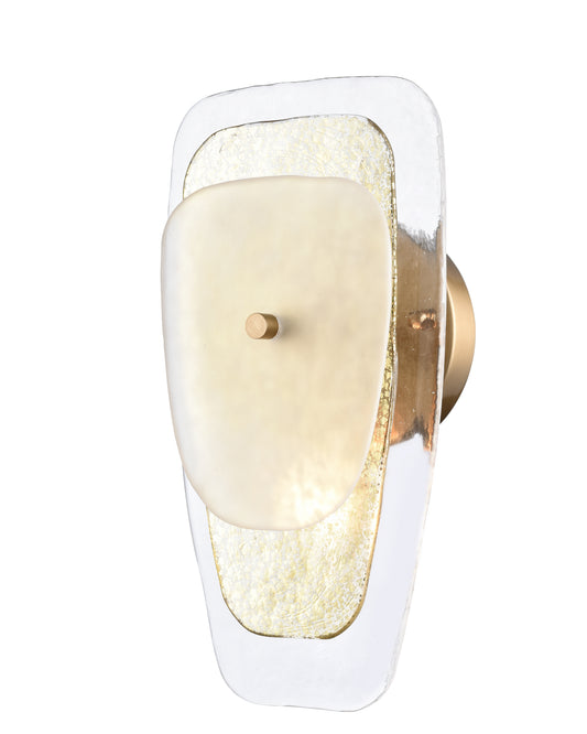 Arabela Strata lacquered gold wall sconce 85204-1
