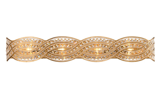 Arabela Anastasia lacquered gold vanity light 85237-4
