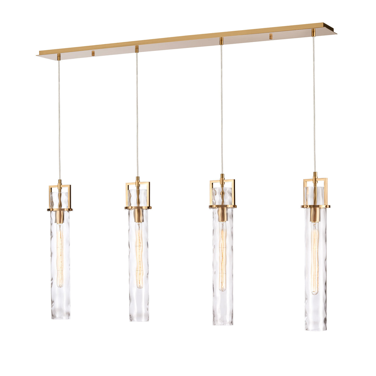 Arabela Jayden lacquered gold linear chandelier 85245-4