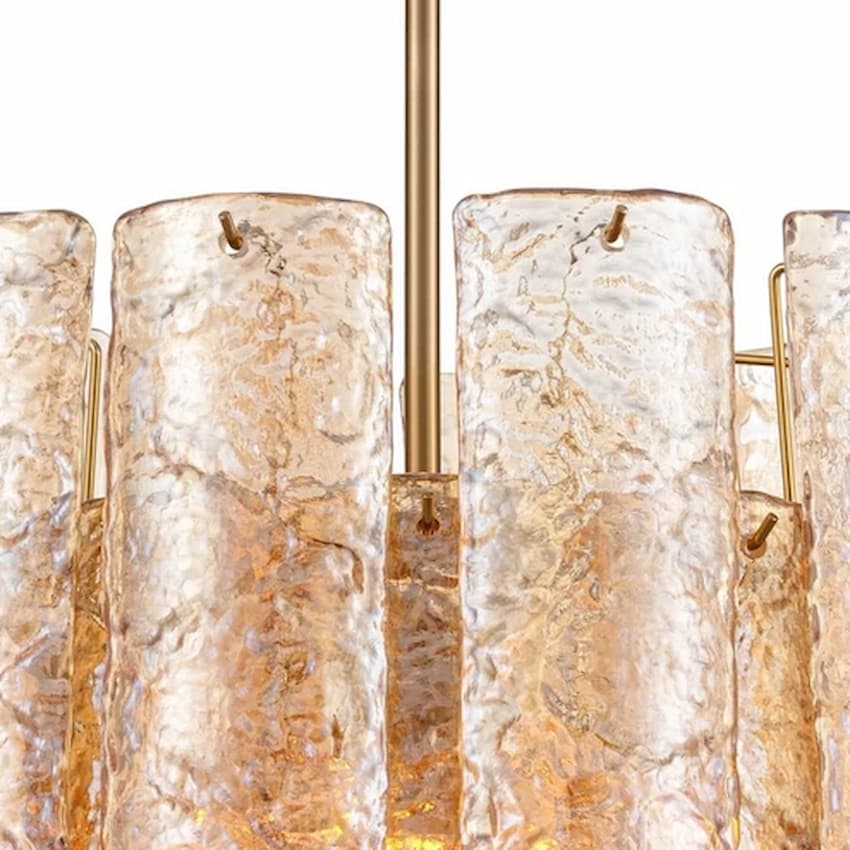 Arabela Lighting Fire and Ice 85261-5 luxury chandelier with five E12 candelabra lights and dramatic four-tier design