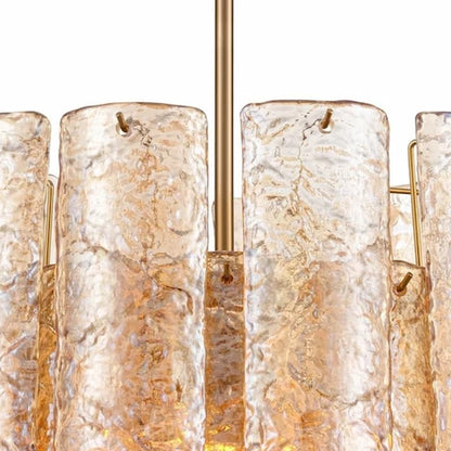Arabela Lighting Fire and Ice 85261-5 luxury chandelier with five E12 candelabra lights and dramatic four-tier design