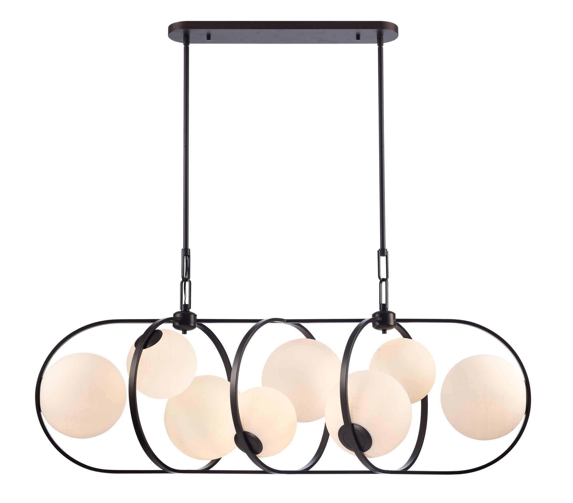 Arabela Concentro dark bronze linear chandelier 85273-8