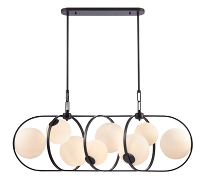 Arabela Concentro dark bronze linear chandelier 85273-8
