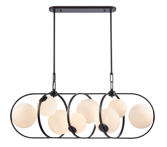 Arabela Concentro dark bronze linear chandelier 85273-8