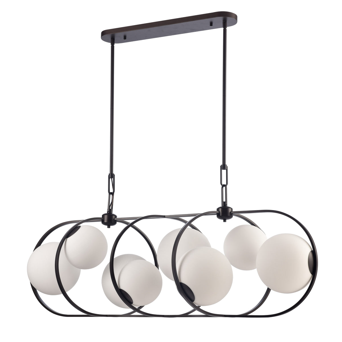 Arabela Concentro dark bronze linear chandelier 85273-8 view 3