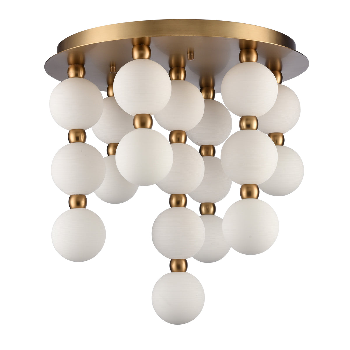 Arabela Mod satin brass semi flush 85281-19 view 3