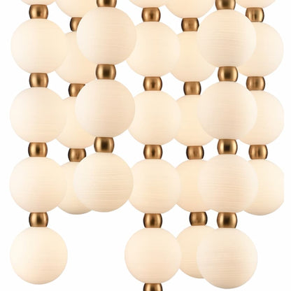 Arabela 85283-47 Mod chandelier featuring 47 integrated LED glass globes and a dramatic cascading Mid-Century modern design