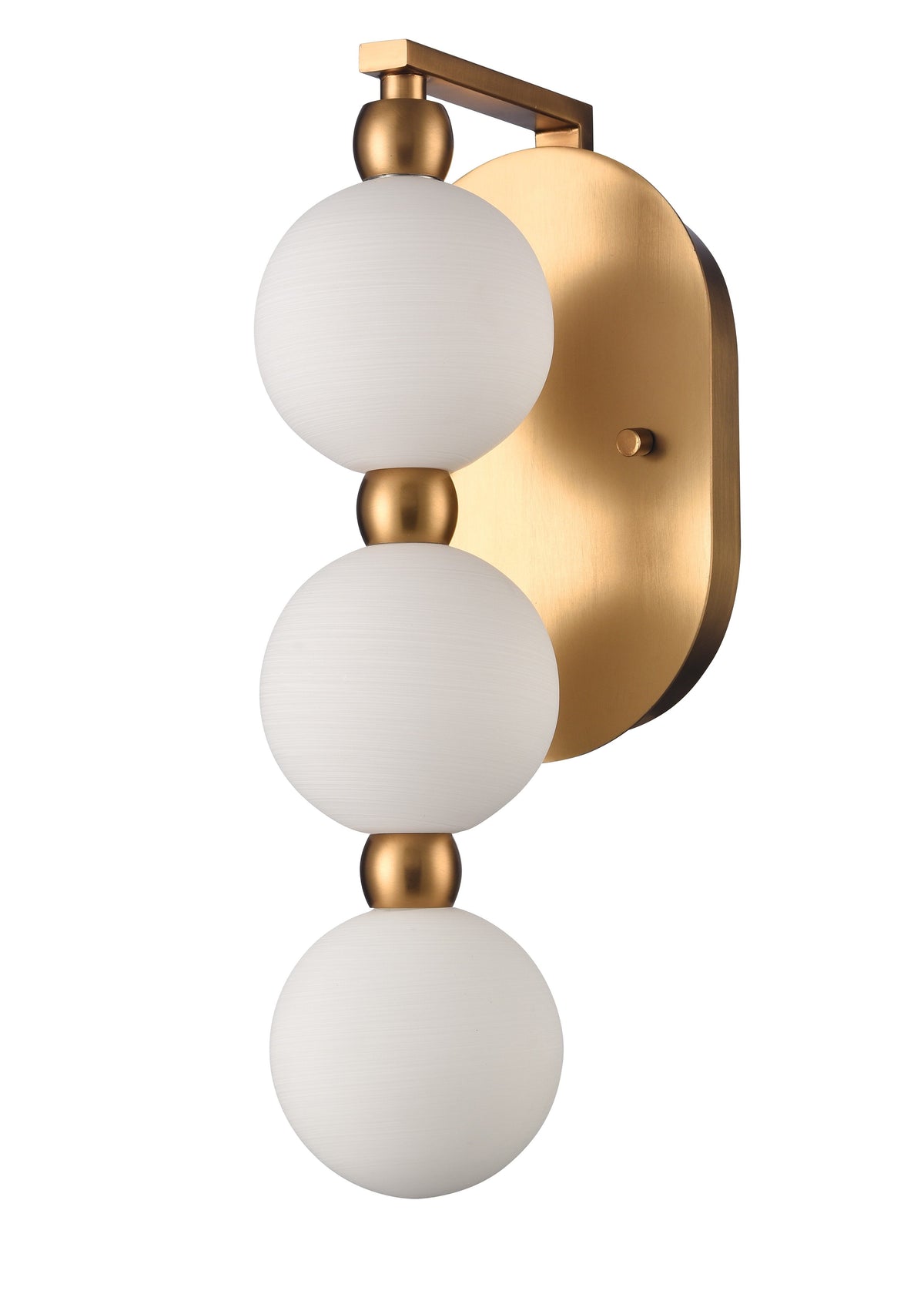 Arabela Mod satin brass wall sconce 85288-3 view 3