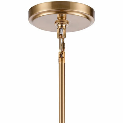 Arabela 85361-5 Fire and Ice chandelier with organic camber glass panels, warm amber tones and contemporary glam styling