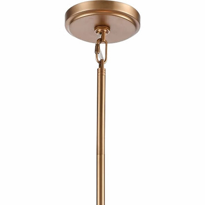 Arabela 85362-13 Fire and Ice chandelier with molten lava-inspired Dark Amber textured glass and organic gold metalwork