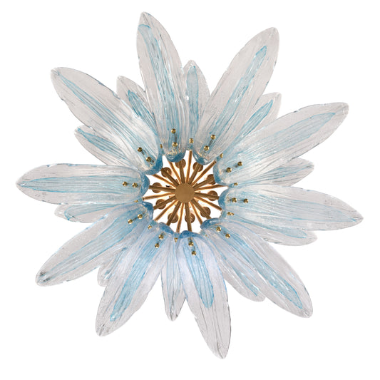 Arabela Fiore antique gold leaf pendant 85390-10 view 4