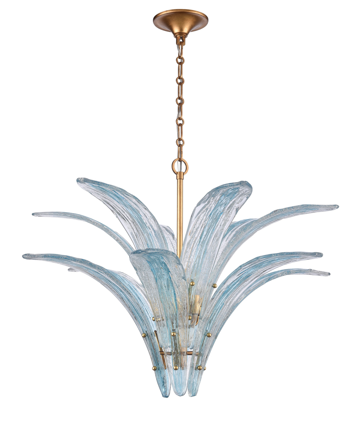 Arabela Fiore antique gold leaf pendant 85391-6
