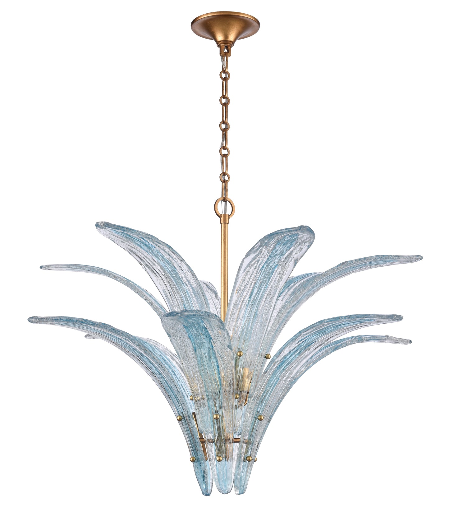 Arabela Fiore antique gold leaf pendant 85391-6
