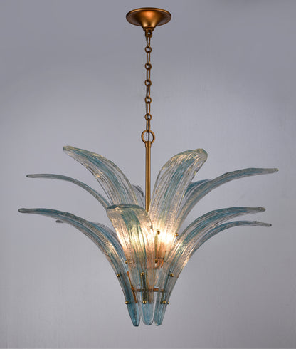 Arabela Fiore antique gold leaf pendant 85391-6 view 3