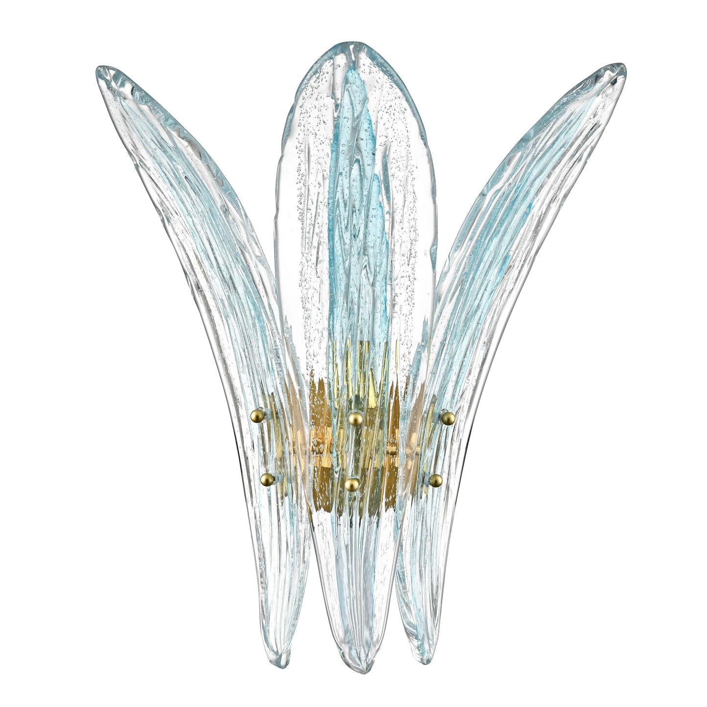 Arabela Fiore antique gold leaf wall sconce 85395-1 view 2