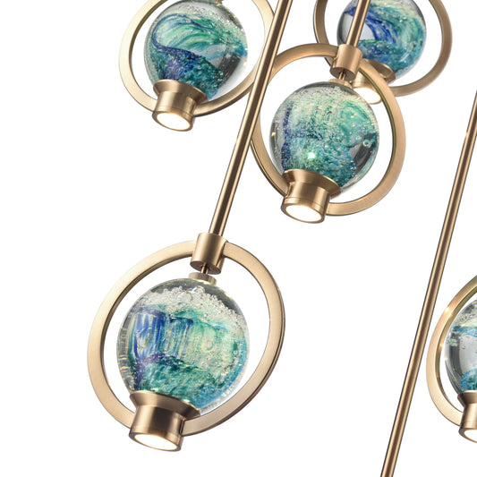 Arabela Utopia lacquered gold pendant 85401-9 view 3