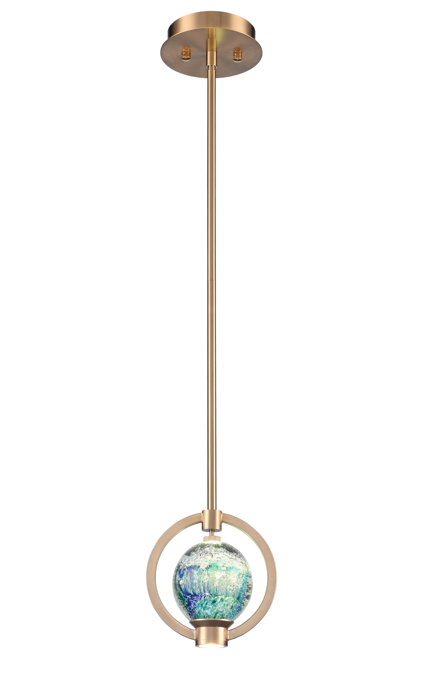 Arabela Utopia lacquered gold pendant 85406-1