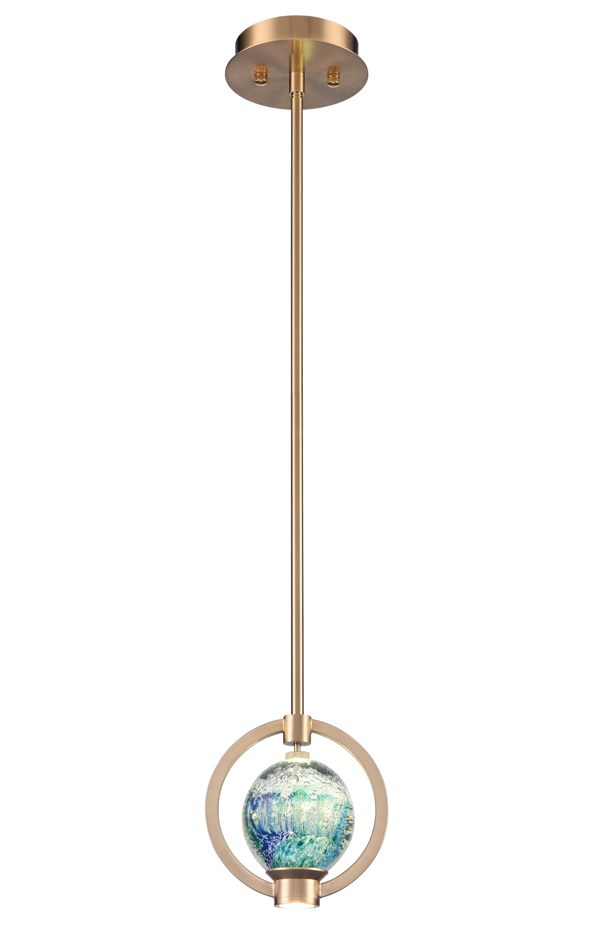 Arabela Utopia lacquered gold pendant 85406-1