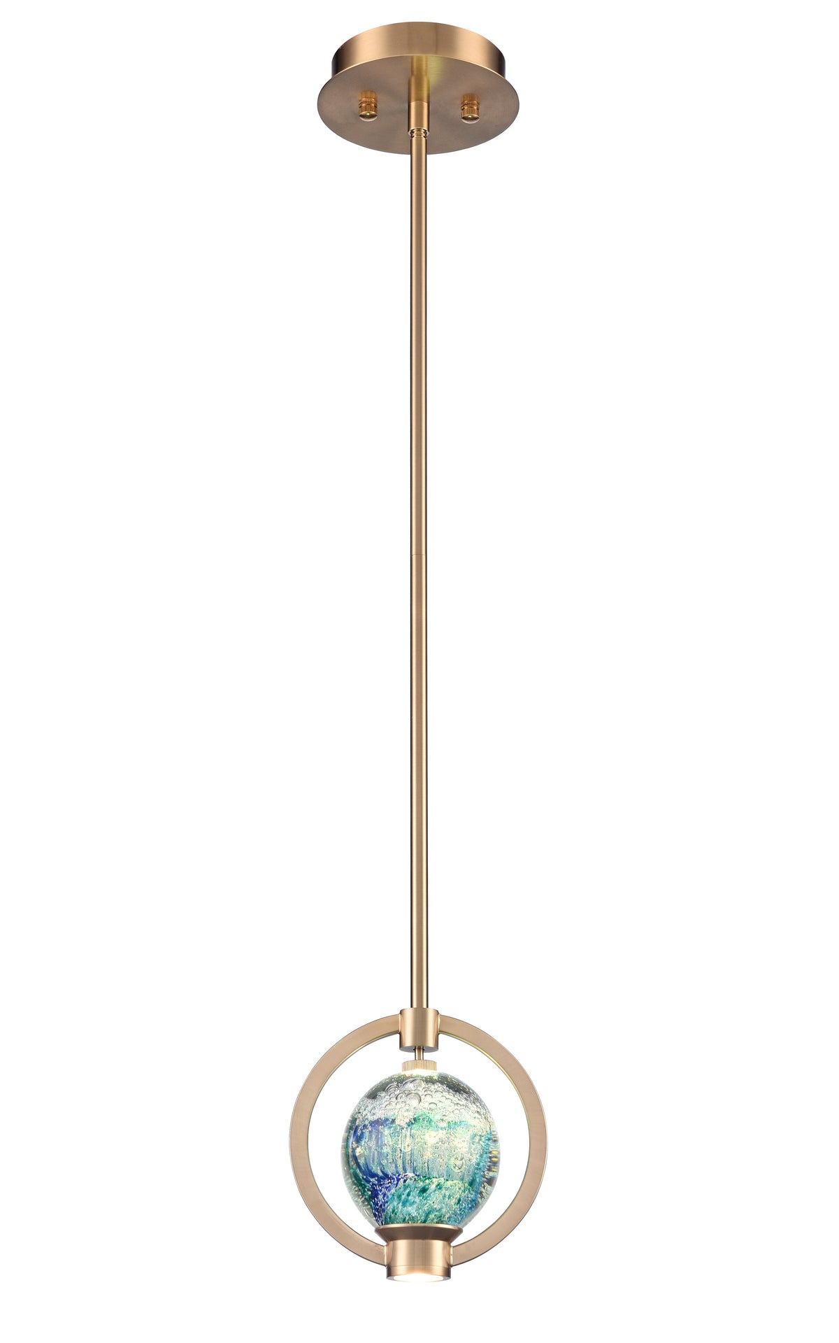 Arabela Utopia lacquered gold pendant 85406-1
