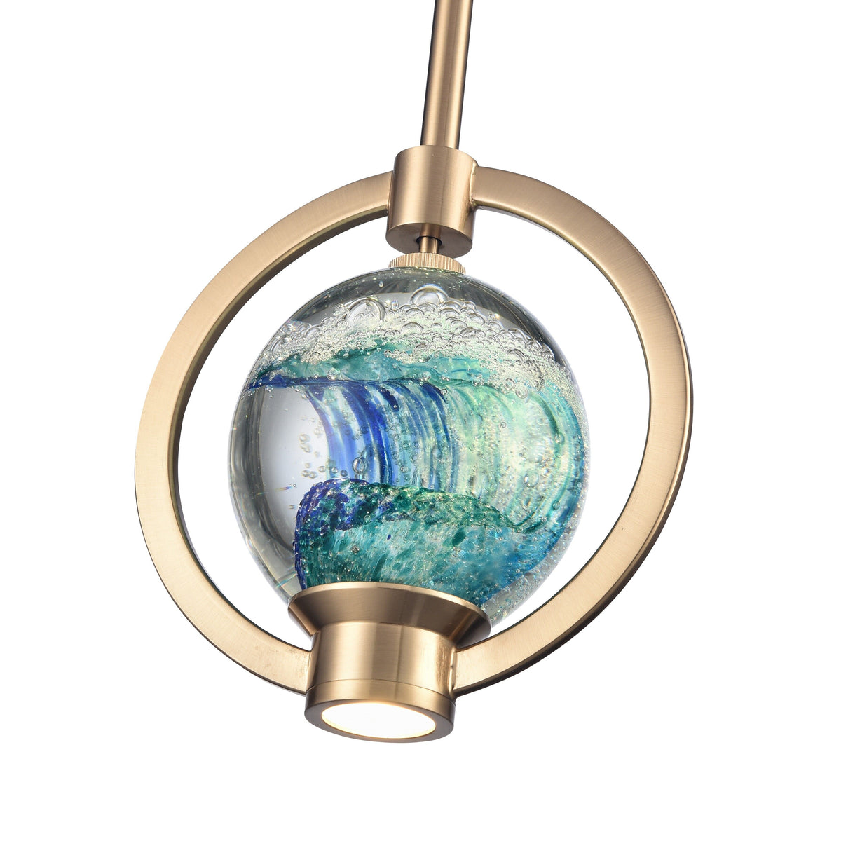 Arabela Utopia lacquered gold pendant 85406-1 view 4