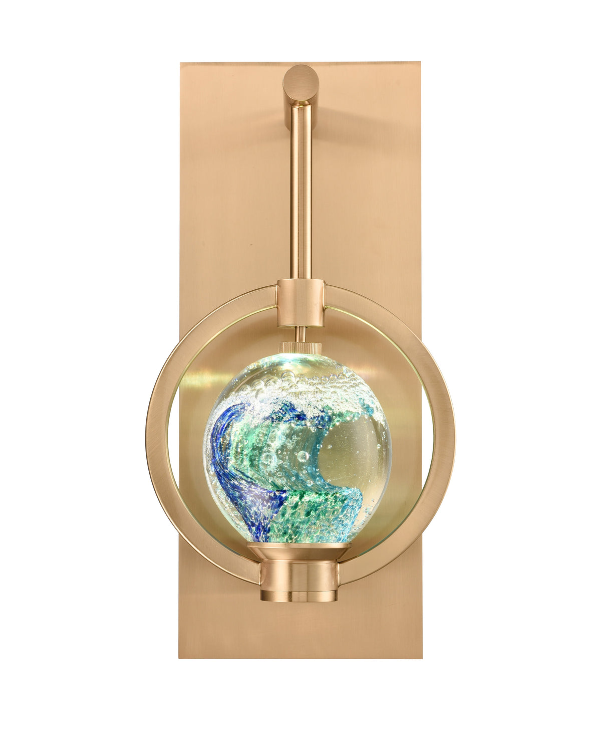 Arabela Utopia lacquered gold wall sconce 85407-1