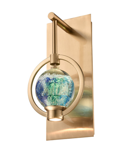 Arabela Utopia lacquered gold wall sconce 85407-1 view 2