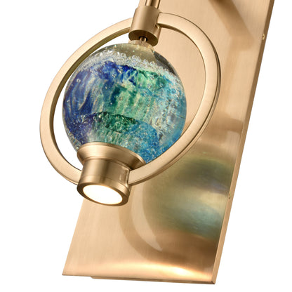 Arabela Utopia lacquered gold wall sconce 85407-1 view 5