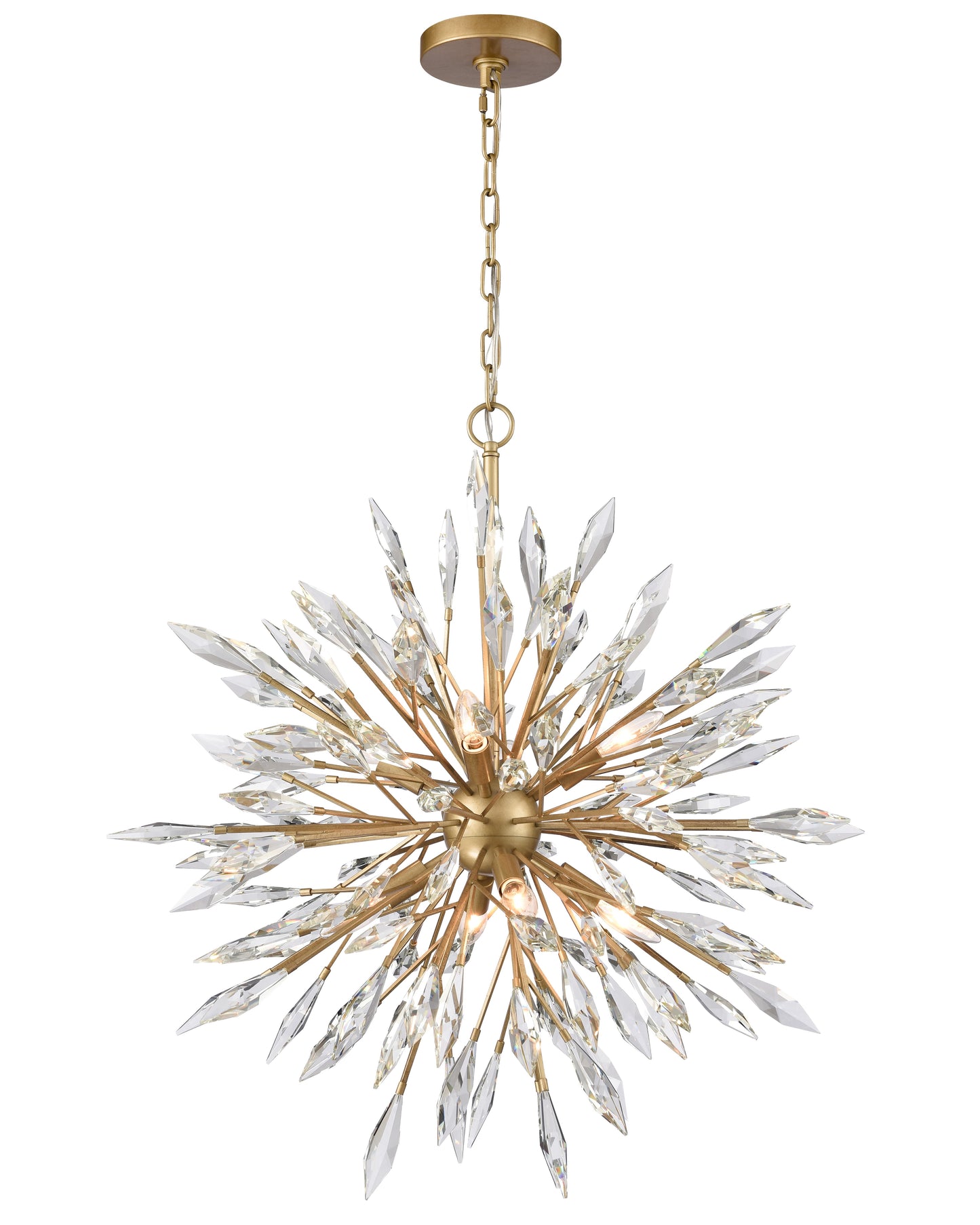 Arabela Crystal Fusion peruvian gold chandelier 85421-8